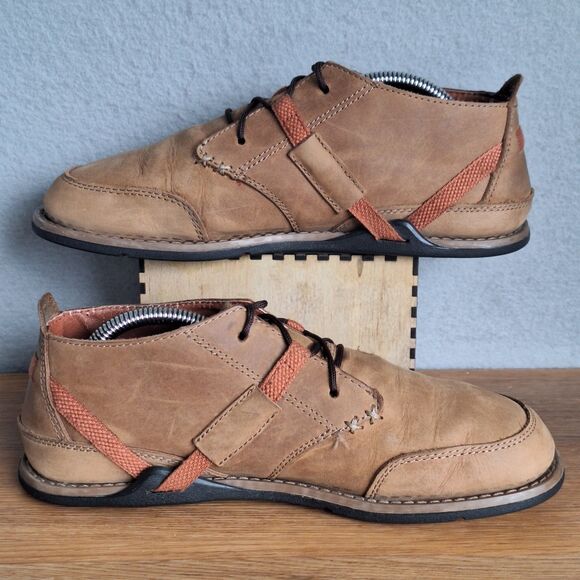 Xero Shoes Coalton Chukka Sneakers Men’s 7 EU 40 Brown Tan Leather Minimalist main image 6